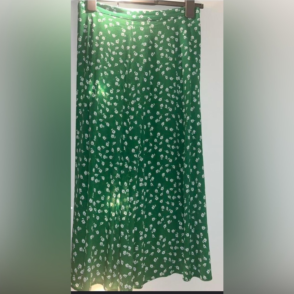 H&M Green Floral Women's Skirt